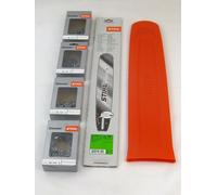 STIHL Carril de Guía Rollomatic 40cm 3/8" 1,6 3003 000 6113+ 2xVollmeißelkette