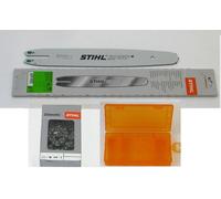 Stihl Carril de Guía Rollomatic 35cm 3/8" P 1,1mm 3005 000 3909 +Cadena + Caja