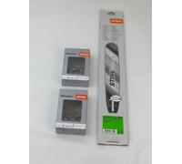 STIHL Carril de Guía Rollomatic 40cm 3/8" 1,6 3003 000 6113+ 2xVollmeißelkette