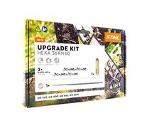 Stihl HEXA Upgrade Kit 2 40 cm 3/8 1,6 60TG, 2 Cadenas de Motosierra Hexa, 1 Lima Hexagonal 1 Mango de Lima