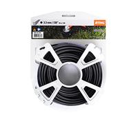 Stihl - Hilo de Corte Cuadrado (3,3 mm de diámetro, 38 m), Color Negro