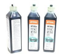 Stihl HP Ultra 100 ml One Shot 2 tiempos aceite parte no. 0781 319 8060 Pack de 3