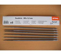 Stihl Lima redonda 6 unidades para cadenas de sierra, de 5,2 mm, para 0,95 cm (5605 772 5206)