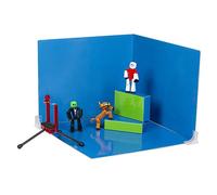 StikBot Zanimation Studio con mascota - Incluye 2, 1 caballo, 1 soporte para teléfono y 1 fondo reversible - en embalaje ecológico