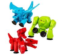 StikBot Zing Mega Monsters - Juego completo de 3 figuras de acción de monstruos articulables, Cerberus, Gigantus y Scorch