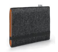 Stilbag EBook Reader Finn - Funda para libro electrónico Pocketbook Verse Lite | Color: antracita/naranja | Funda para lector electrónico de libros electrónicos de fieltro | funda para lector de