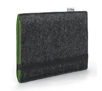 Stilbag EBook Reader Finn - Funda para libro electrónico Pocketbook Verse Lite | Color: antracita/verde | Funda para lector electrónico de libros electrónicos de fieltro | funda para lector de libros