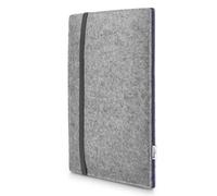 Stilbag Funda Finn para Apple iPad de 11 pulgadas (A16) / 11th Gen (2025), color: gris claro/morado, funda de fieltro para tablet, fabricada en Alemania
