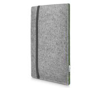 Stilbag Funda Finn para Apple iPad de 11 pulgadas (A16) / 11th Gen (2025), color: gris claro/verde, funda de fieltro para tablet, fabricada en Alemania