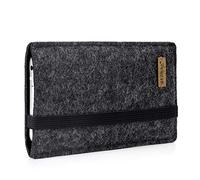 stilbag Funda Finn para Fairphone 6 | Color: antracita/negro | funda para smartphone de fieltro | funda protectora para teléfono móvil | fabricado en Alemania