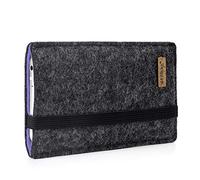 stilbag Funda Finn para Xiaomi 17T Pro | Color: antracita/violeta | funda para smartphone de fieltro | funda protectora para teléfono móvil | fabricado en Alemania