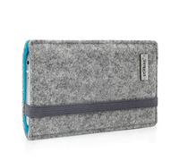 stilbag Funda Finn para Xiaomi 17T Pro | Color: gris claro/azul | funda para smartphone de fieltro | funda protectora para teléfono móvil | fabricado en Alemania