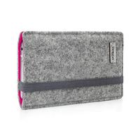 stilbag Funda Finn para Xiaomi 17T Pro | Color: gris claro/rosa | funda para smartphone de fieltro | funda protectora para teléfono móvil | fabricado en Alemania