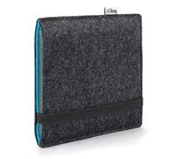 Stilbag Lector de libros electrónicos Finn para Onyx Boox Go Color 7 (Gen II) | Color: antracita/azul | funda para lector electrónico de fieltro | funda para lector electrónico | funda para lector de