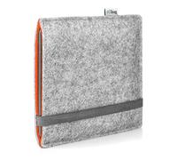 Stilbag Lector de libros electrónicos Finn para Onyx Boox Go Color 7 (Gen II) | Color: gris claro/naranja | funda de fieltro para lector electrónico | funda para lector electrónico | funda para lector