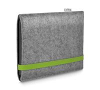 Stilbag Lector de libros electrónicos Leon para Pocketbook Verse Lite | Color: gris claro/lima | funda de fieltro para lector electrónico | funda protectora para lector electrónico | funda para lector