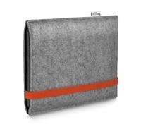Stilbag Lector de libros electrónicos Leon para Pocketbook Verse Lite | Color: gris claro/naranja | funda de fieltro para lector electrónico | funda para lector electrónico | funda para lector de