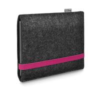 Stilbag Lector de libros electrónicos Leon para Tolino Shine 5ª generación, color: antracita/rosa, funda para lector electrónico de fieltro, funda protectora para lector electrónico, funda para lector