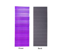 (Stile A Viola-183x60x2cm) Materassino da campeggio gonfiabile per esterni, ultraleggero, con cuscino