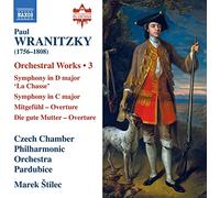 Czech Chamber Philharmonic, Pardubice - Wranitzky, P.: Orchestral Works, Vol. 3