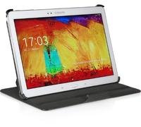 StilGut UltraSlim Case V2, Funda con Funcion de Soporte para el Original Samsung Galaxy Note 10.1 2014 Edition, Negro Vintage