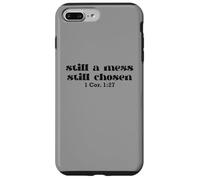 Still A Mess Chosen 1 Corintios versículo de la Biblia Carcasa para iPhone 7 Plus/8 Plus