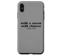 Still A Mess Chosen 1 Corintios versículo de la Biblia Carcasa para iPhone XS MAX