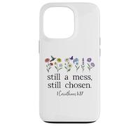 Still a Mess Still Chosen God Bible Verse 1 Corinthians 1:27 Carcasa para iPhone 13 Pro