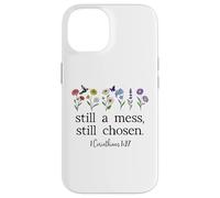 Still a Mess Still Chosen God Bible Verse 1 Corinthians 1:27 Carcasa para iPhone 14
