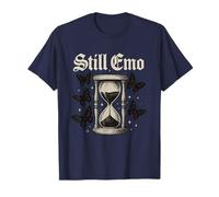 Still EMO Mariposas Negras Gótico Camiseta