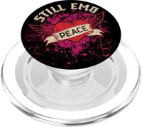 Still Emo Punk Alt Goth Heart Scene Kid Mom Elder Emo Club PopSockets PopGrip para MagSafe