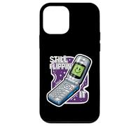 Still Flippin' It Retro Flip Phone 90s Y2K Nostalgia Carcasa para iPhone 12 Mini