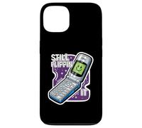 Still Flippin' It Retro Flip Phone 90s Y2K Nostalgia Carcasa para iPhone 13