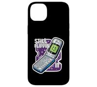 Still Flippin' It Retro Flip Phone 90s Y2K Nostalgia Carcasa para iPhone 14 Plus
