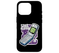 Still Flippin' It Retro Flip Phone 90s Y2K Nostalgia Carcasa para iPhone 16 Pro