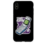 Still Flippin' It Retro Flip Phone 90s Y2K Nostalgia Carcasa para iPhone XS MAX