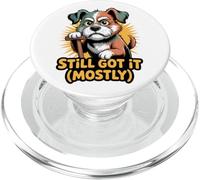 Still Got It Mayormente Funny Senior Dog Art PopSockets PopGrip para MagSafe