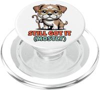 Still Got It Mayormente Funny Senior Dog Art PopSockets PopGrip para MagSafe