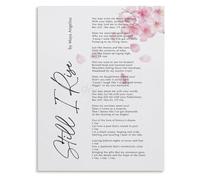 Still I Rise Motivational Poem Poster Triumph Over Struggle Canvas Wall Hanging for Living Room Bedroom Office Decor