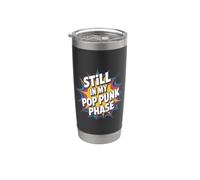 Still In My Pop Punk Phase Fanático de la nostalgia emo - Vaso térmico de acero inoxidable de doble pared