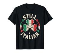 Still Italian Shamrock Flag - St Patricks Day Italian Pride Camiseta