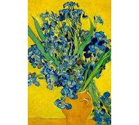 Still Life with Irises - Vincent van Gogh - Hardcover Notebook: 120 Lined Pages 6" x 9" Journal Diary Notepad