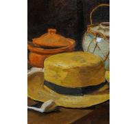 Still Life with Yellow Straw Hat - Vincent van Gogh - Notebook: 120 Lined Pages 6" x 9" Journal Diary Notepad