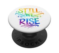 Still We Rise Motivational Inspirational Quote PopSockets PopGrip Adhesivo