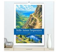 Stille Anime Sequenzen (hochwertiger Premium Wandkalender 2027 DIN A2 hoch), Kunstdruck in Hochglanz: Ein Kalender voller stiller Anime-Momente, in ... zu Atempausen zwischen den Szenen werden.