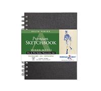 Stillman & Birn Delta Series - Cuaderno de bocetos de alambre, 15.2 x 20.3 cm, 270 g/m² (peso extrapesado), papel marfil, superficie de prensa en frío