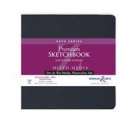 Stillman & Birn Zeta Series - Cuaderno de bocetos de tapa blanda (19 x 19 cm, 270 g/m²), papel blanco, superficie lisa