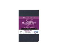 Stillman & Birn Zeta Series Cuaderno de bocetos de tapa blanda, 3.5 x 5.5 pulgadas, 270 g/m² (extra pesado), papel blanco, superficie lisa