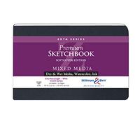 Stillman & Birn Zeta Series Cuaderno de bocetos de tapa blanda, 8.5 x 5.5 pulgadas, 270 g/m² (peso extra pesado), papel blanco, superficie lisa