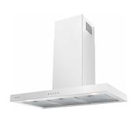 Campana decorativa mepamsa stilo neo con 4 velocidades 90 cm 710 m/h blanco clase b